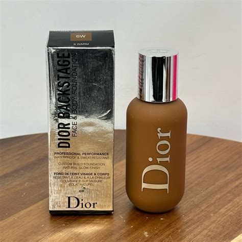 dior backstage foundation 6w|Dior Backstage face & body foundation.